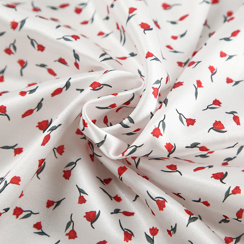Damer Elegant Midi-Nederdel med blomsterprint og rummelig pasform Stilla