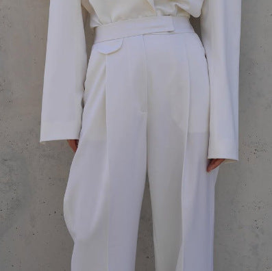 Dame Oversized Blazer med taljeret bælte Stilla