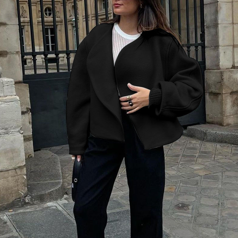 Dame Mode Oversized-Jakke med foret indvendigt og varmende snit Stilla