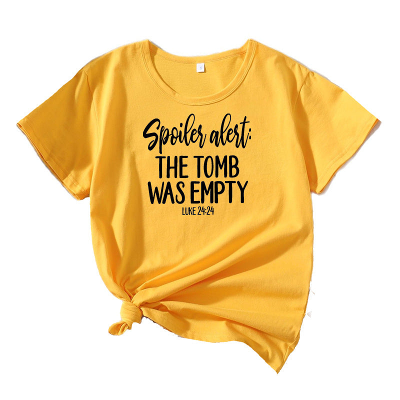 Dame Grafisk Korte Ærmer T-Shirt Stilla