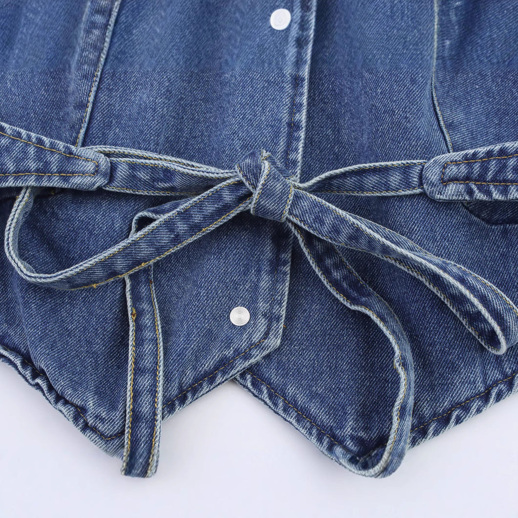 Femme Denim Vest Stilla