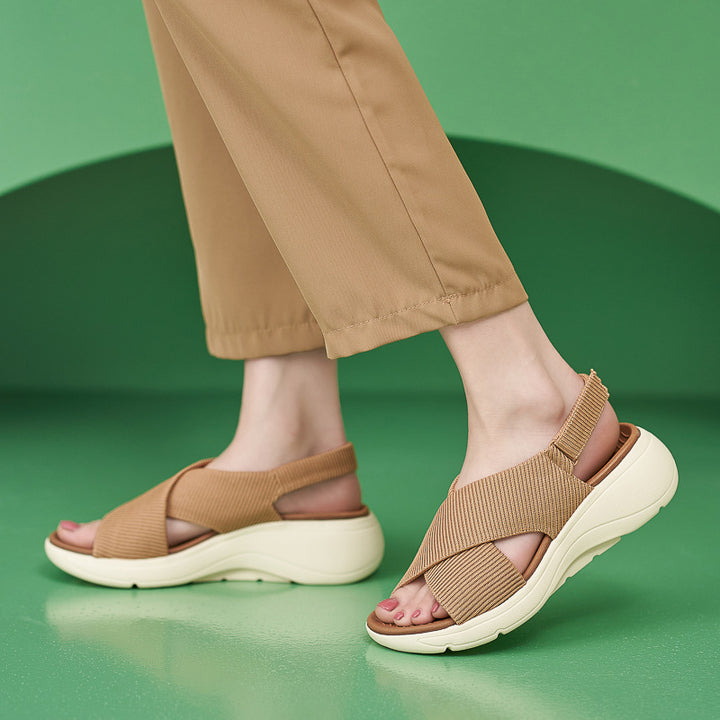 Dame komfortable og stilfulde sandaler med dæmpende sål Stilla