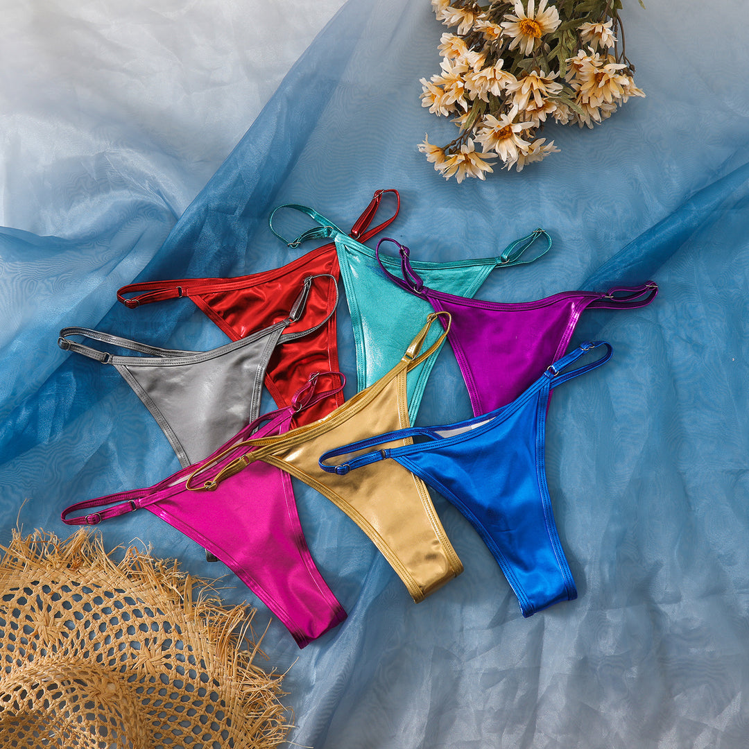 Dame Højskåret Bikini-Trusse med elegant design Skovae