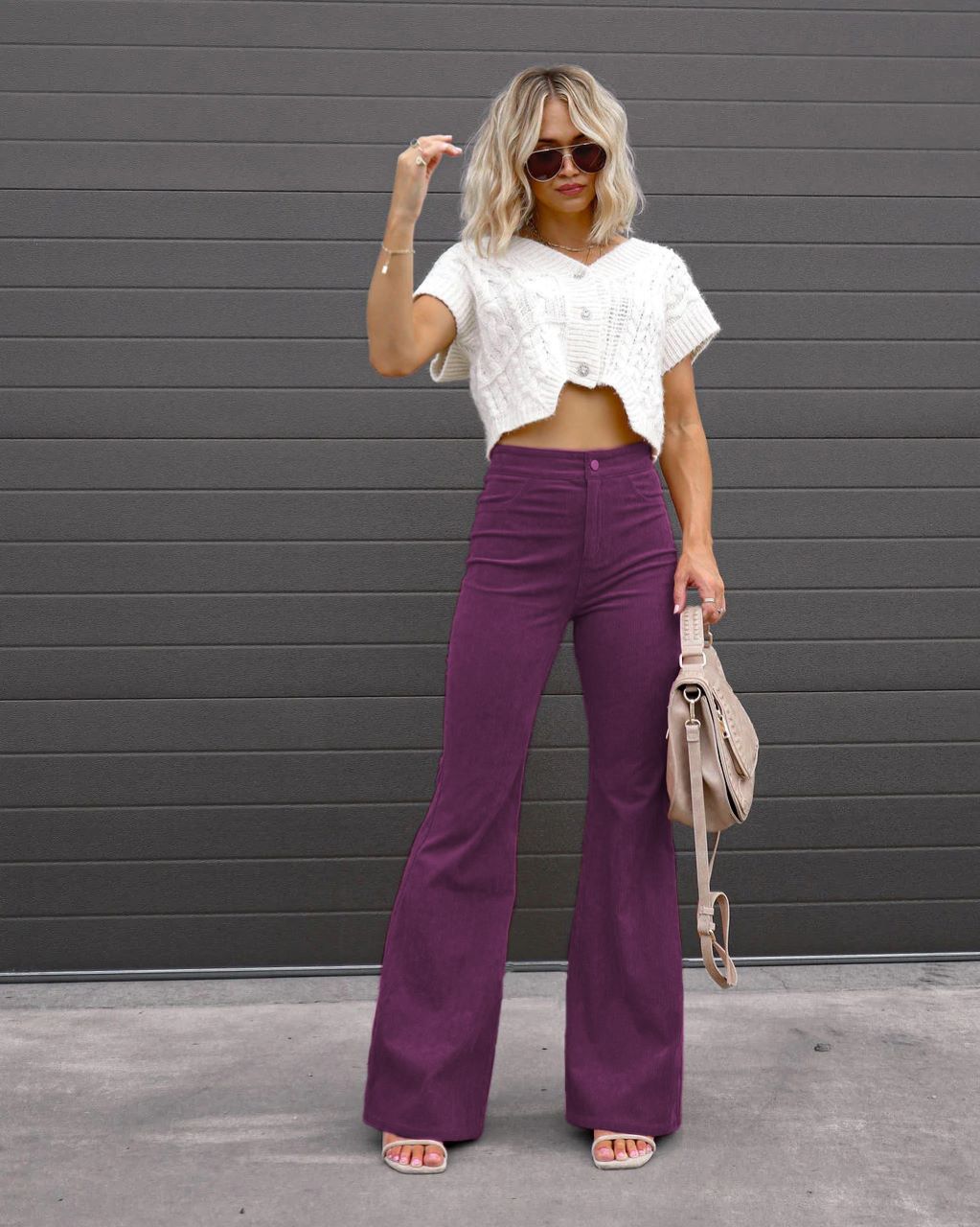 Dame Høj Talje Flared Jeans Stilla