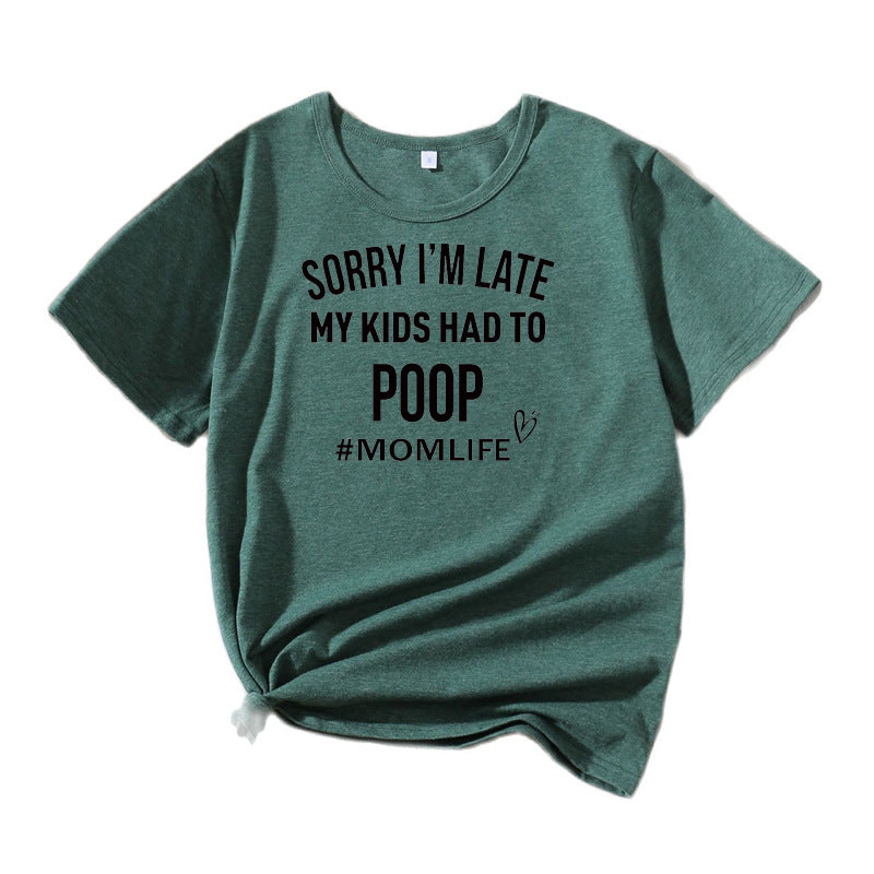 Kvinder Fritids Mama Humor T-Shirt Stilla