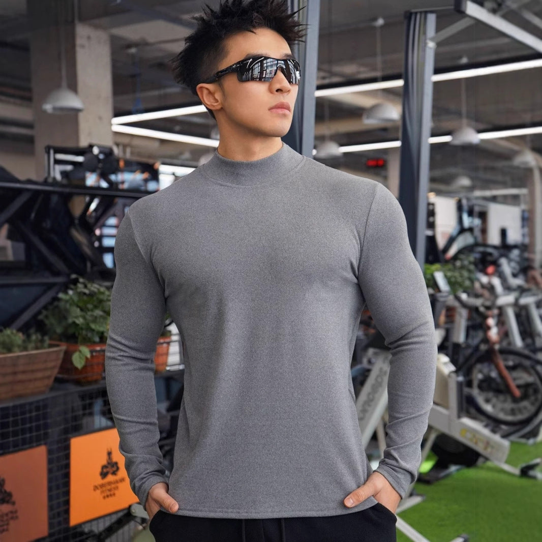 Herre Fitness Langærmet shirt med moderne snit og åndbar teknologi Stilla