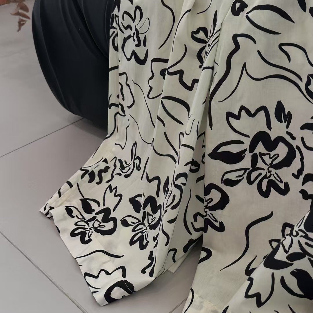 Femme Flydende Blomsterprint Culottes Stilla