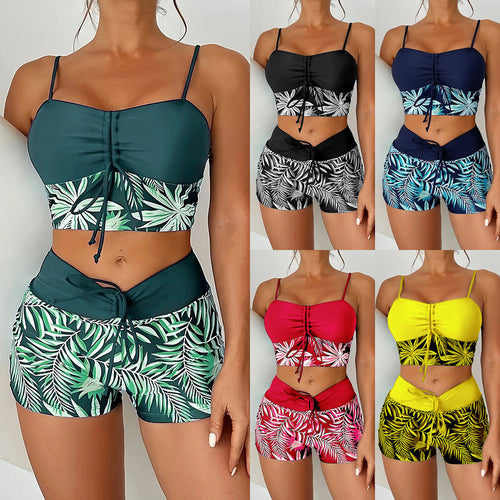 Dame Sporty bikini-top med shorts Skovae