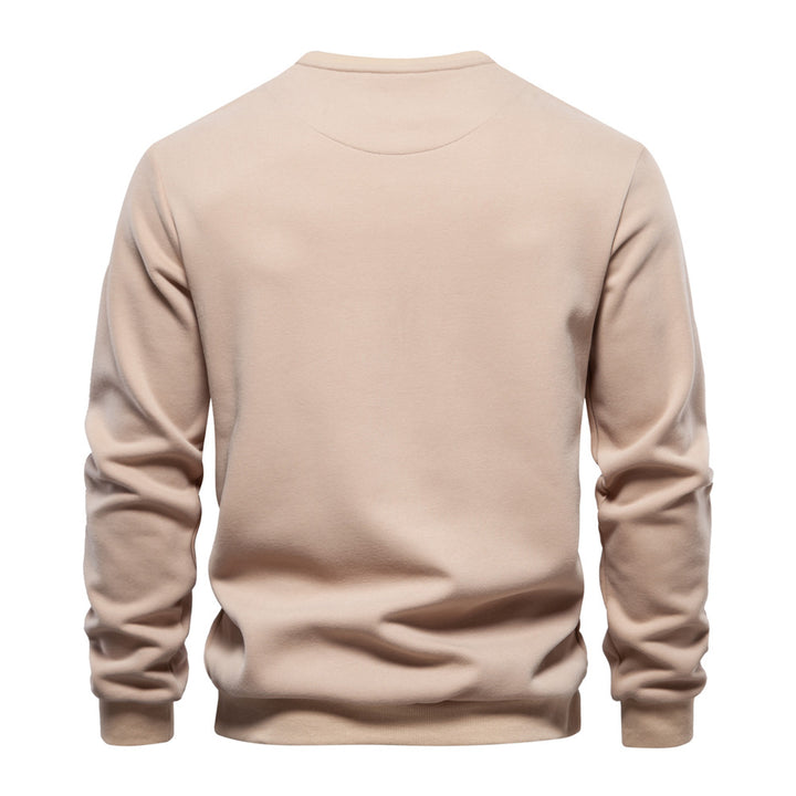 Herrer sweatshirt med praktisk brystlomme og moderne design Stilla