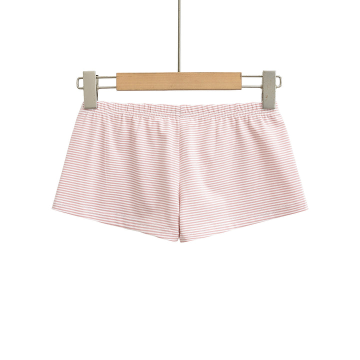 Dame komfortable sportshorts i tidløst stribedesign med elastisk talje Stilla