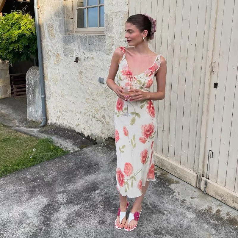 Dame Blomsterprint Nattøj Stilla