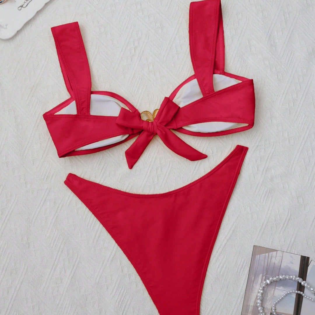 Dame Bikini-sæt med elegant design og justerbare stropper Stilla