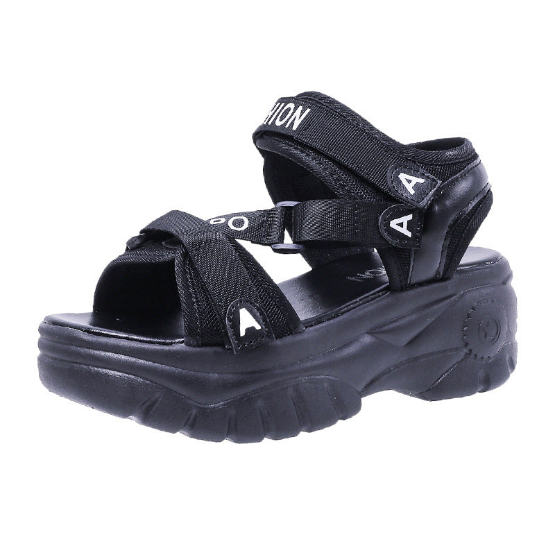 Dame komfort-sandaler med åndbare stropper og skridsikker sål Stilla