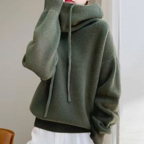 damer oversized sweater med høj krave og afslappet pasform Stilla