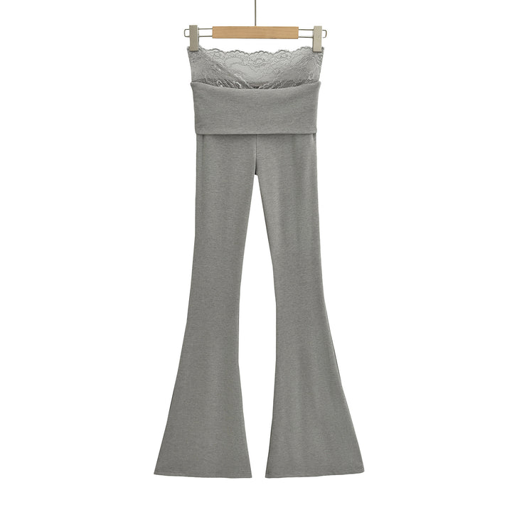 Dame Løs Bootcut Leggings med Spidssnit Stilla