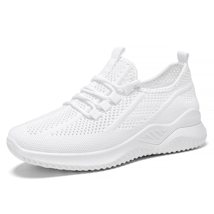 Dame Sporty Netløb Sneakers med elastisk snøresystem Stilla