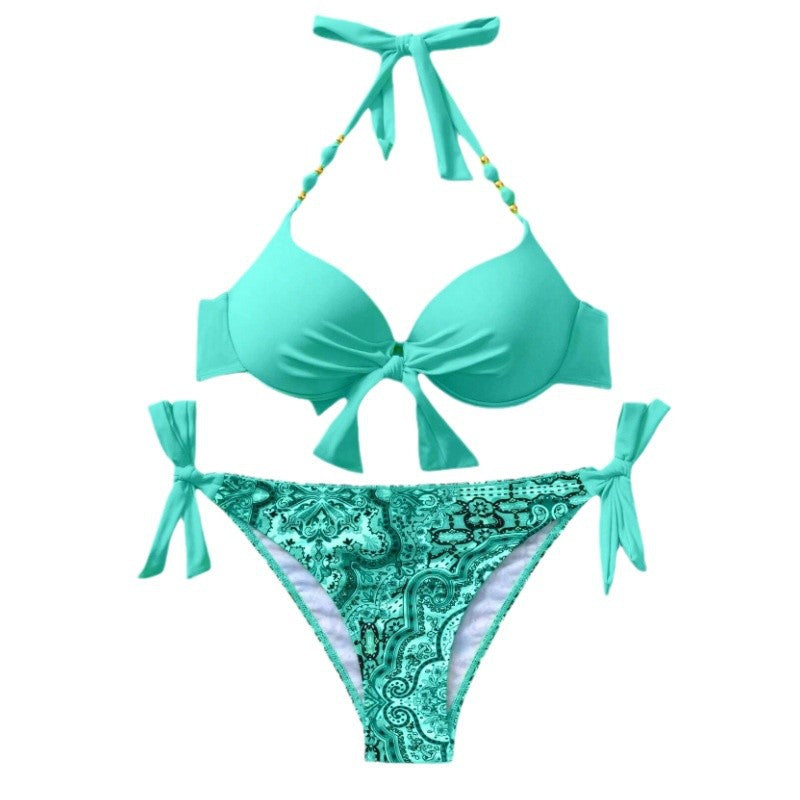Dame Bikini-sæt med moderne bånd og legende mønsterblanding Stilla