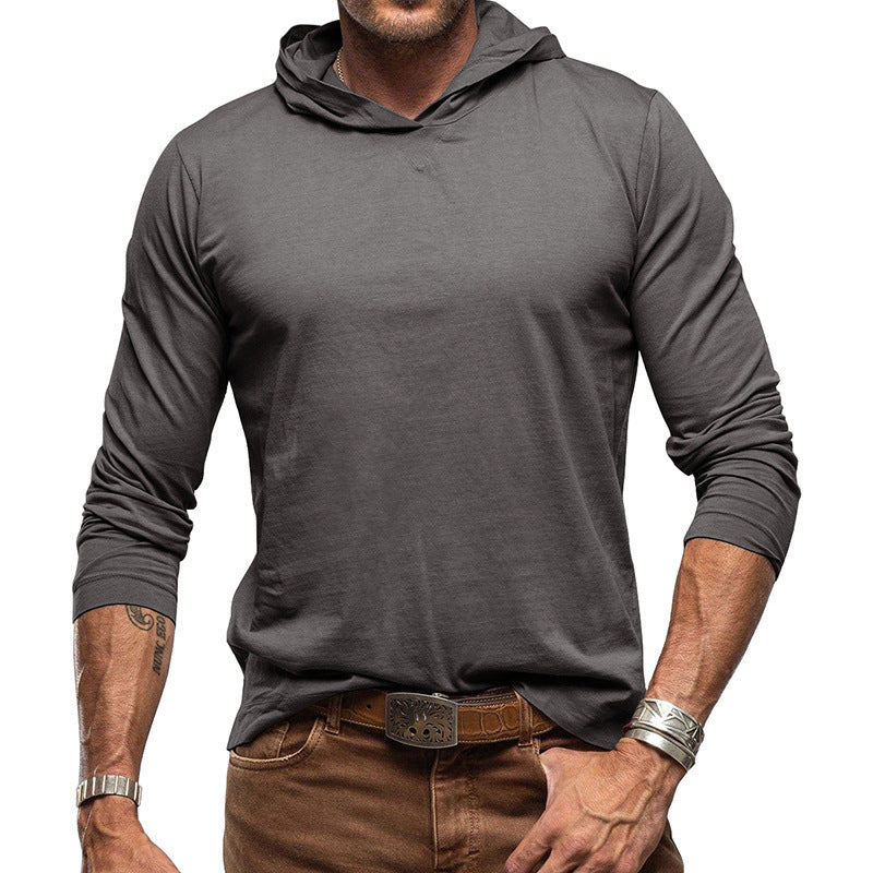 Stilla | Hættepullover Slim Fit Langærmet Let Bomuldsstrik minimalistisk Stil
