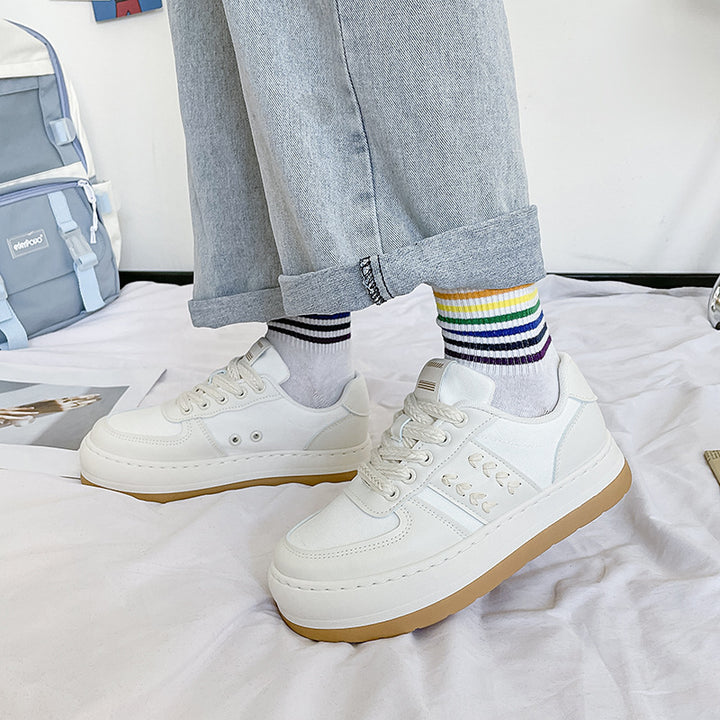 Dame højtop sneakers med blødt indvendigt for og skridsikker platformssål Stilla