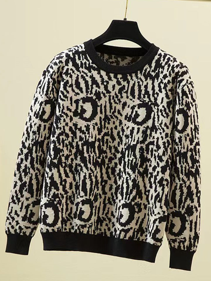 Dame stilfuld sweater med unikt mønster og højeste bærekomfort Stilla