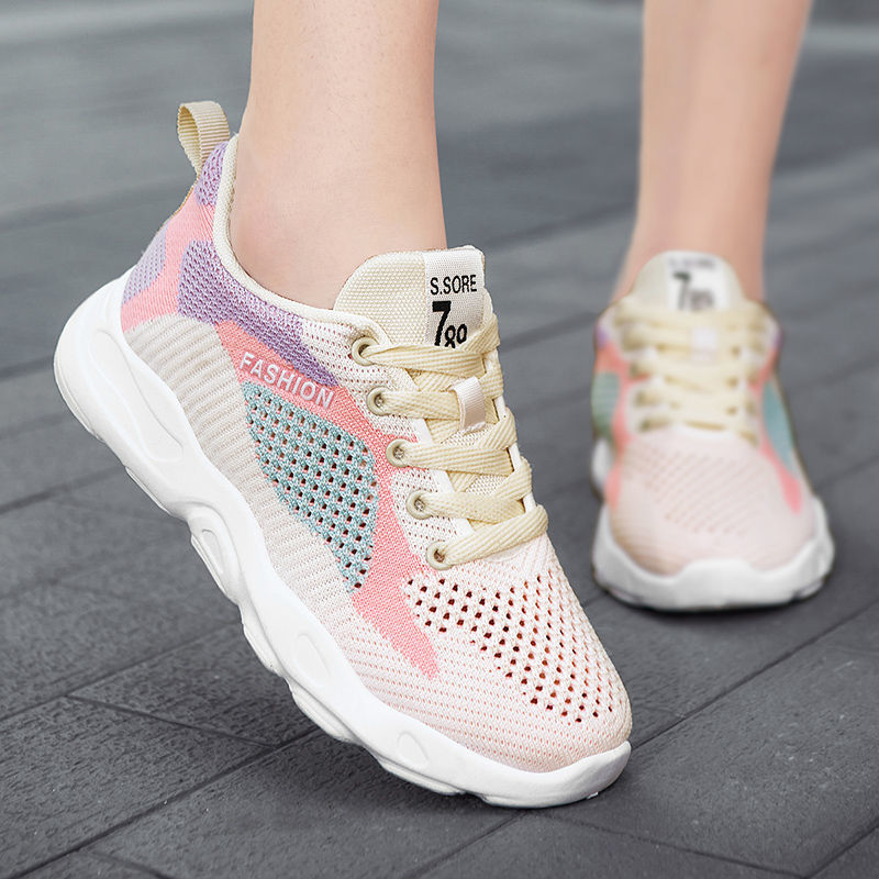 Dame Sporty Fritids-Sneakers med let dæmpning Stilla