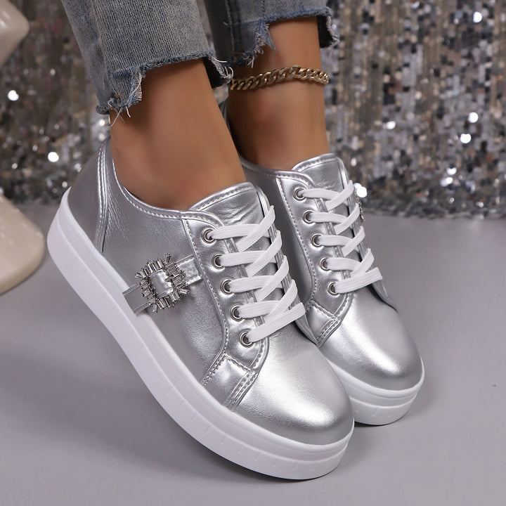 Dame Mode Platform Sneakers Stilla