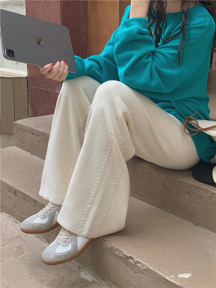 Kvinders hyggelige ribstrikkede cardigan med elegant stående krave Stilla