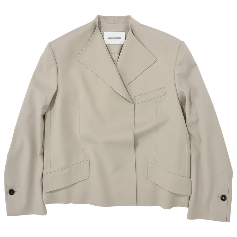 Dame Urban Oversized Blazer med moderne snit og praktiske lommer Stilla