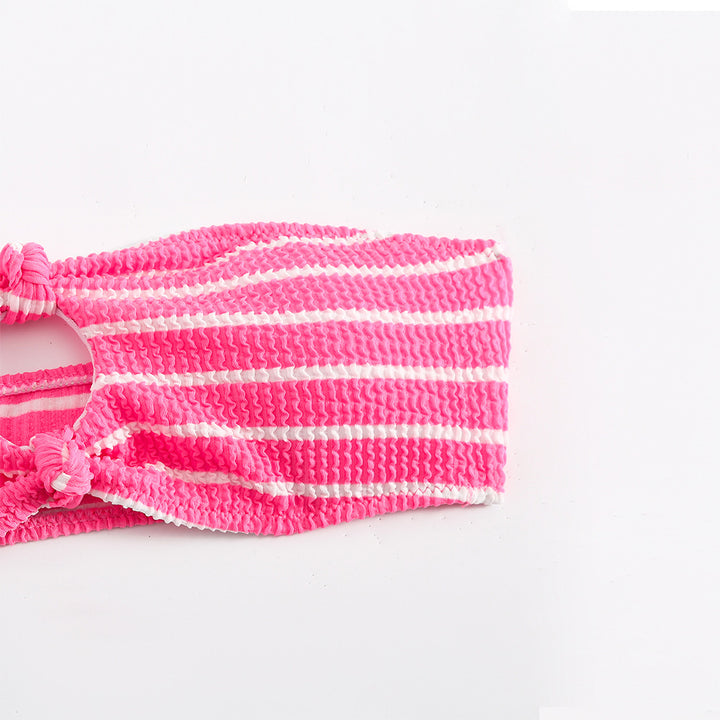 Dame bikini-sæt med moderne bandeau-top og legende detalje Stilla