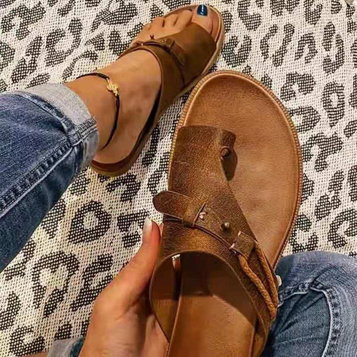 Dame modische fodbed-sandaler Stilla