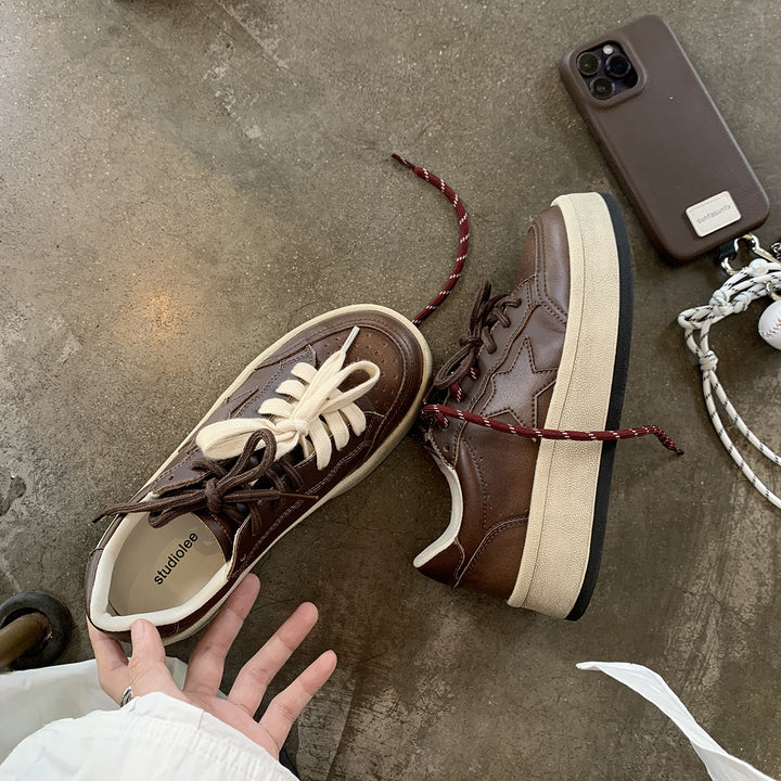 Dame Retro-sneakers med afslappet design og komfortabel dæmpning Stilla