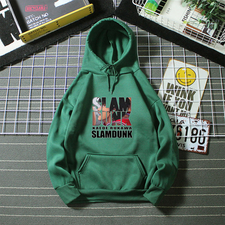 Kvindernes hoodie med kreativt Slam Dunk motiv Skovae