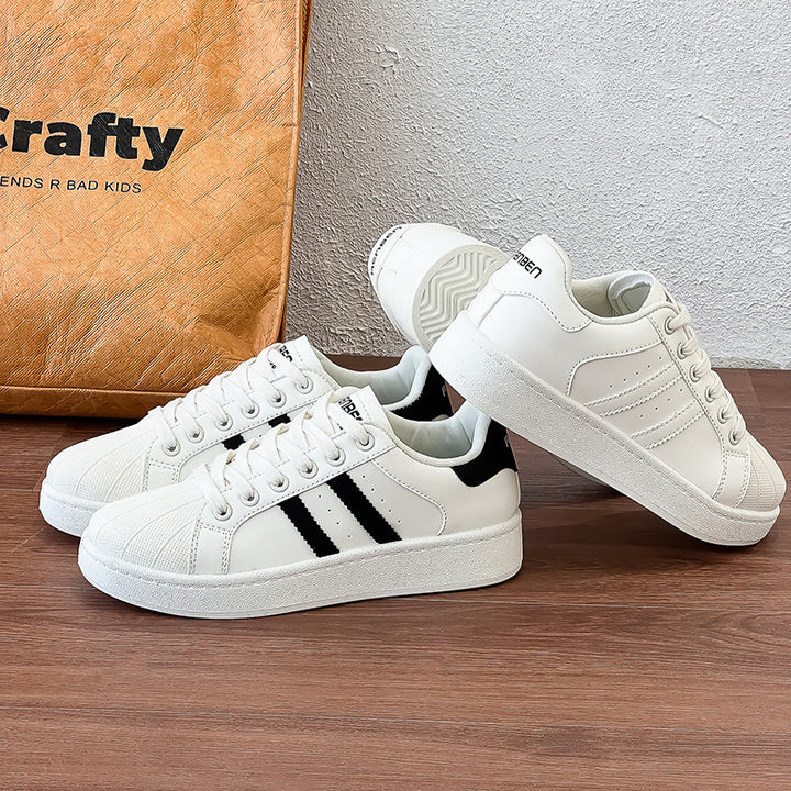 Dame Sporty Sneakers med åndbar overfladestruktur og fleksibel sål Stilla