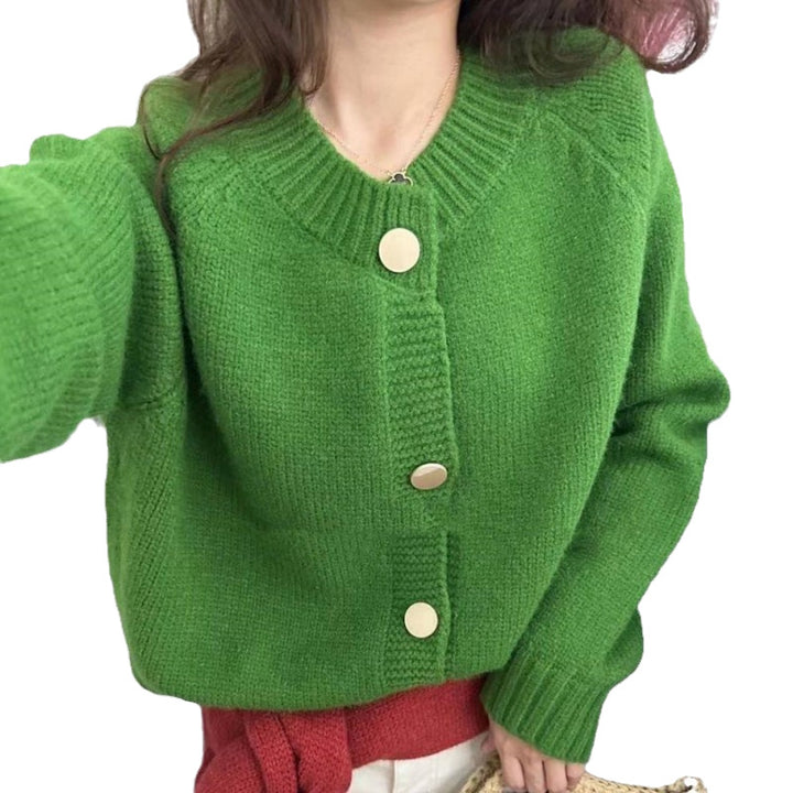 Kvinders cardigan med dekorative knapdetaljer og moderne snit Stilla