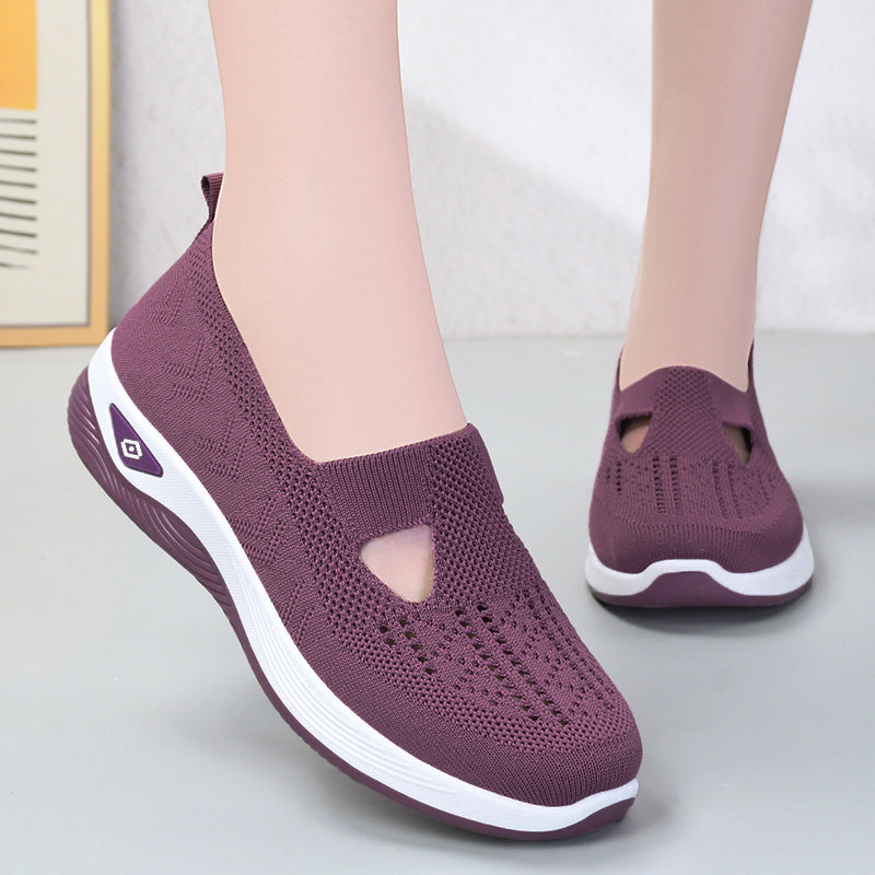 Femme Letvægts Åndbar Slip-on Performance Sneakers med Fleksibel Såle Stilla