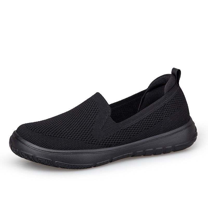 Damer nan sømløs strik-sneakers med ergonomisk fodsengsprofil og stødabsorberende letvægts sål Skovae