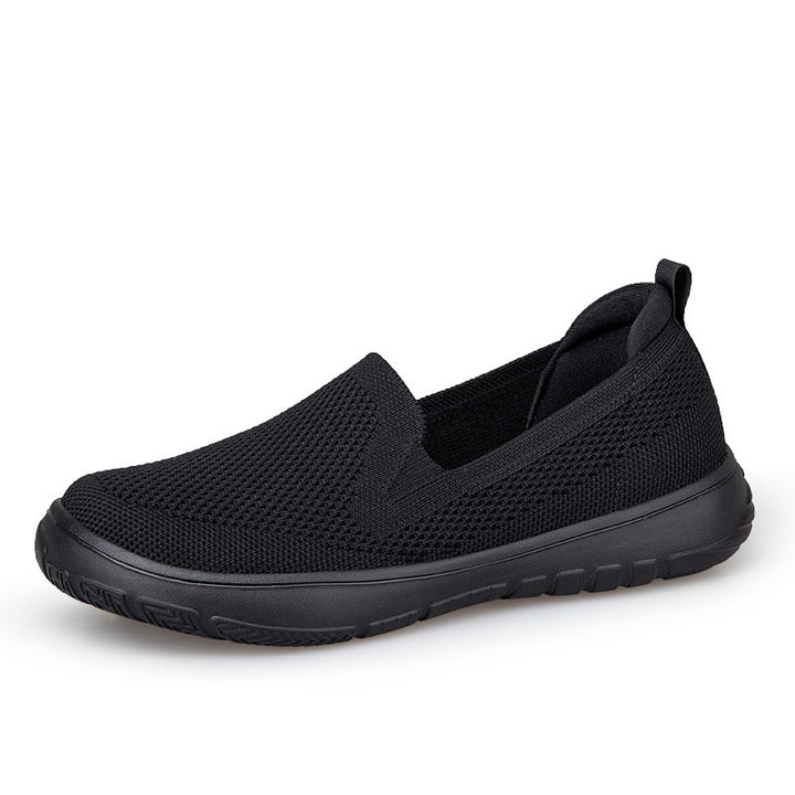 Damer nan sømløs strik-sneakers med ergonomisk fodsengsprofil og stødabsorberende letvægts sål Skovae