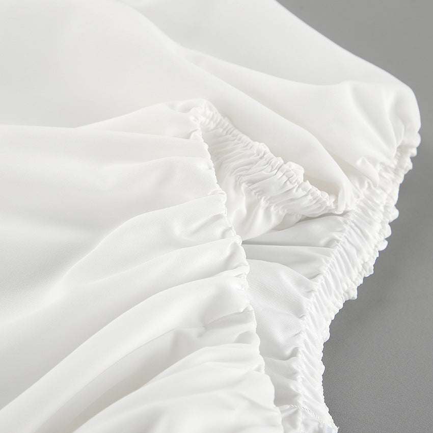 Dame afslappet tulle-nederdel med elastisk talje og voluminøs snit Stilla