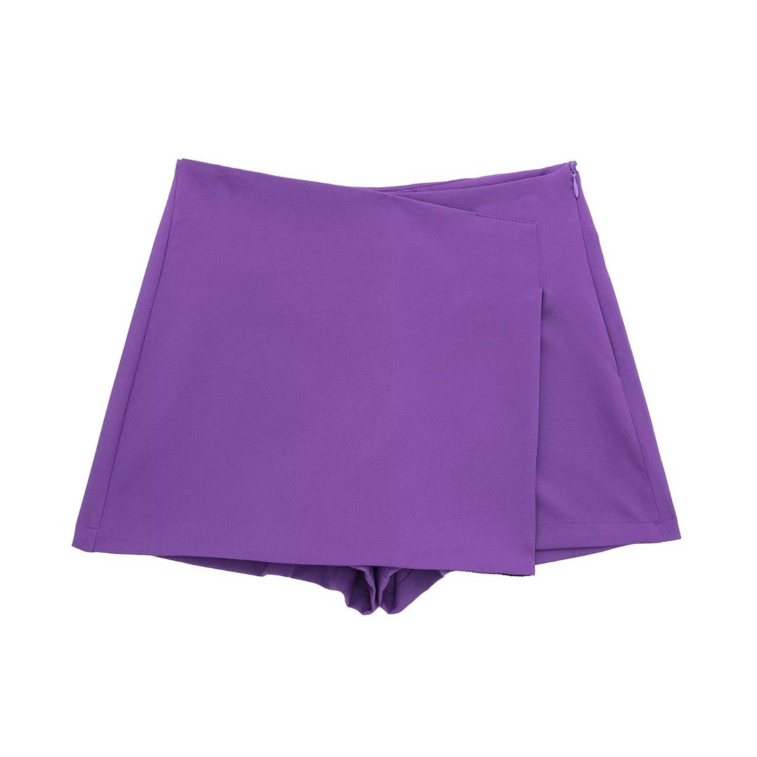 Dame sportlige shorts med elegant lagdesign Skovae