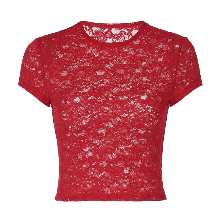 Dame Spids-Crop-Top Skovae