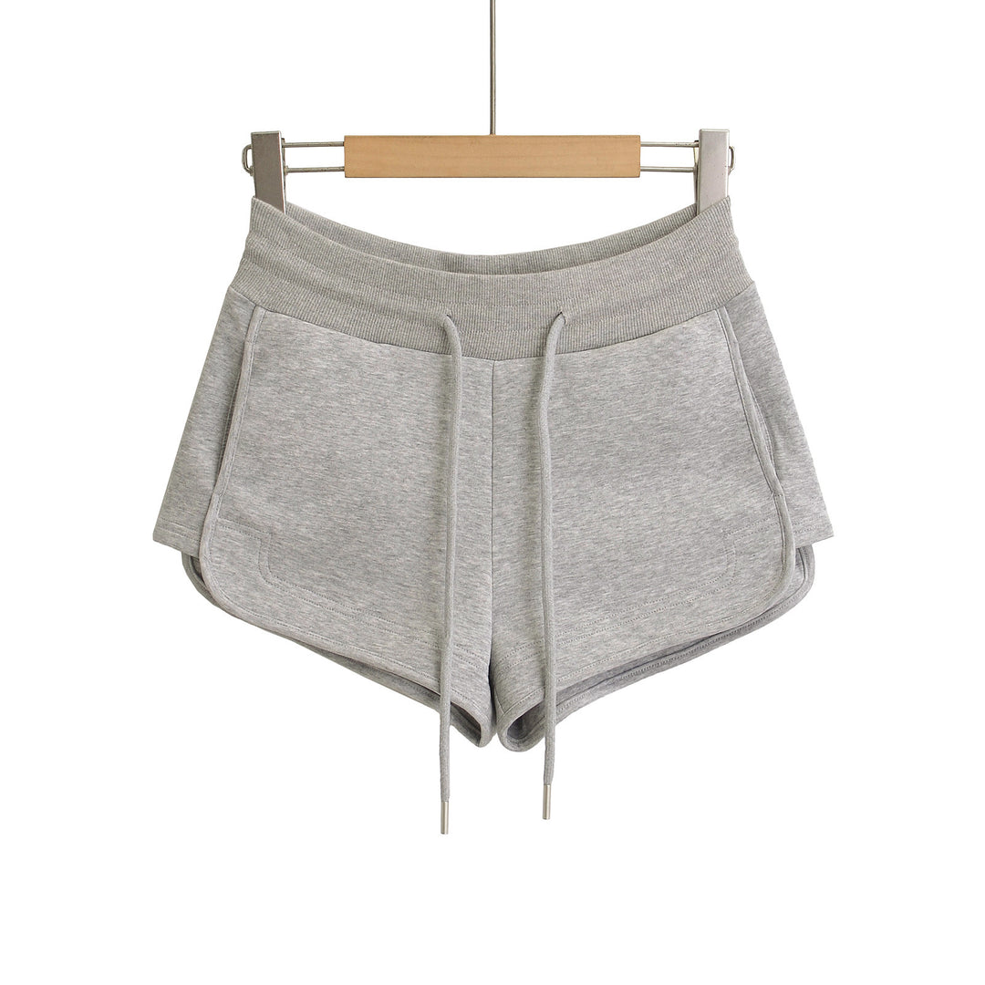 Dame Sporty fritidsshorts med justerbar snøre og afslappet design Stilla