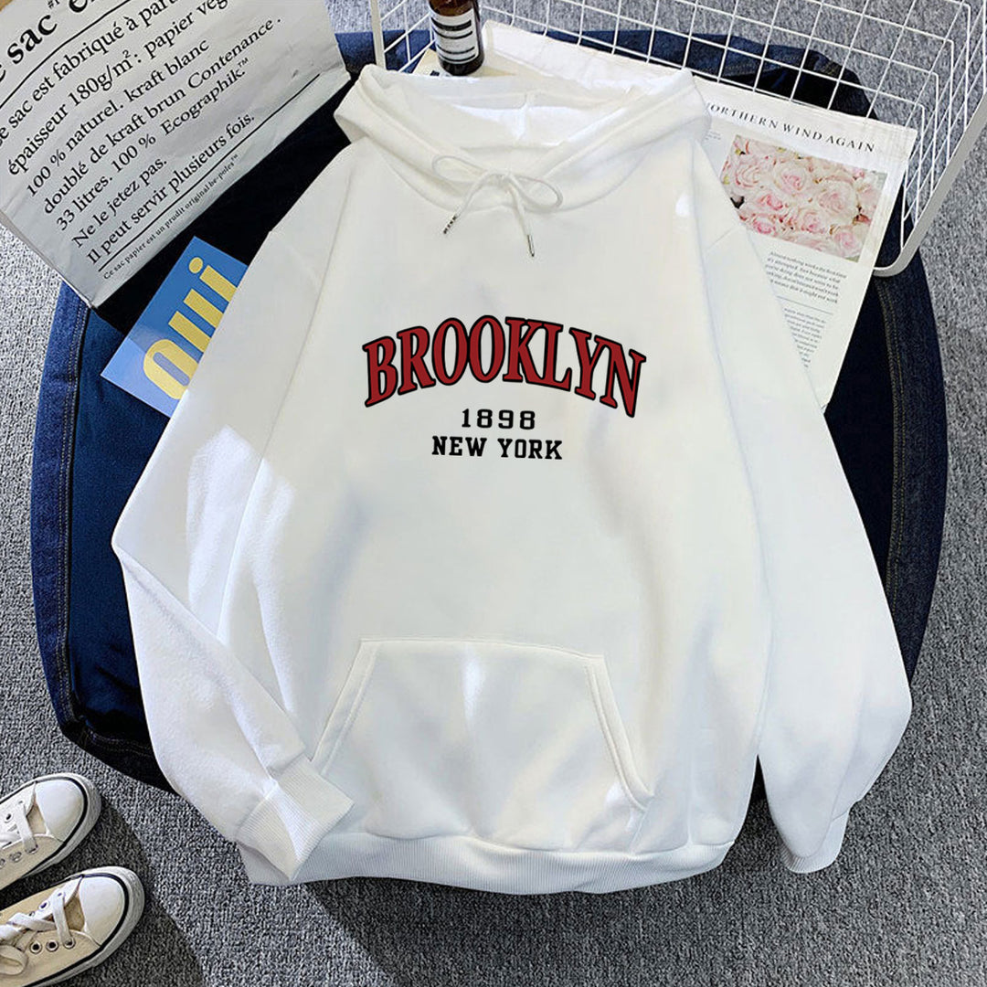 Kvindernes hoodie med urban Brooklyn design Skovae