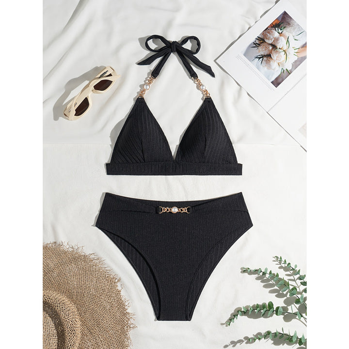 Elegante Rib-Bikini-Sæt til kvinder Stilla