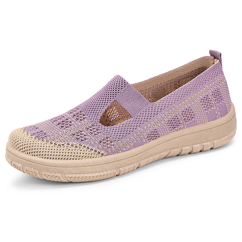 Damer Åndbar Slip-On Fritidsko med elastisk rem Stilla