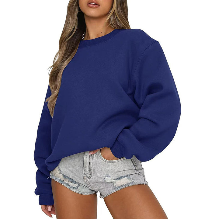 Kvinders sweatshirt med afslappet snit og voluminøse ærmer Stilla