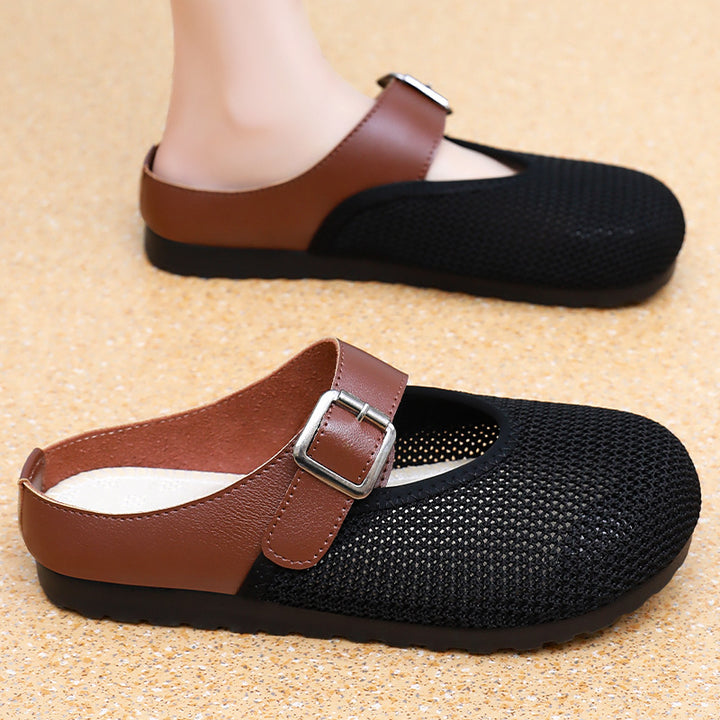 Femme Slip-On Komfort Clogs med justerbare spænder Stilla