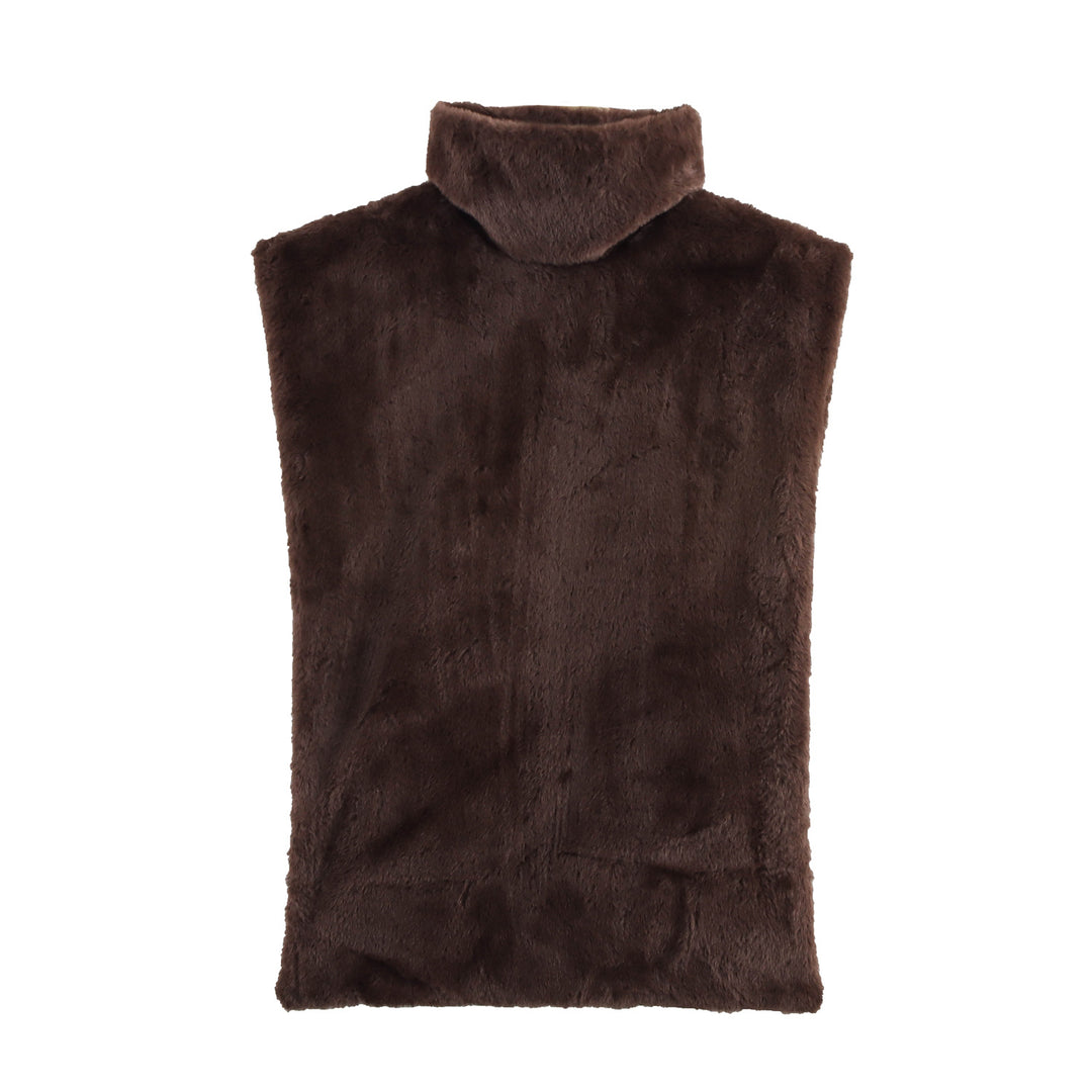 Femme Cozy Künst pels Vest Stilla