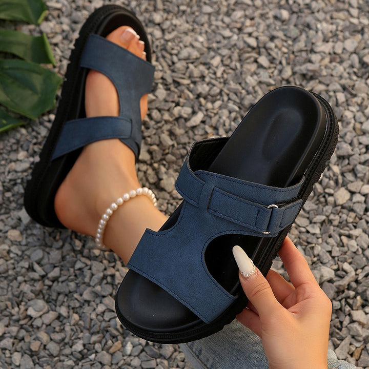 Dame Komfortable Sandaler med moderne snit og justerbar rem Stilla
