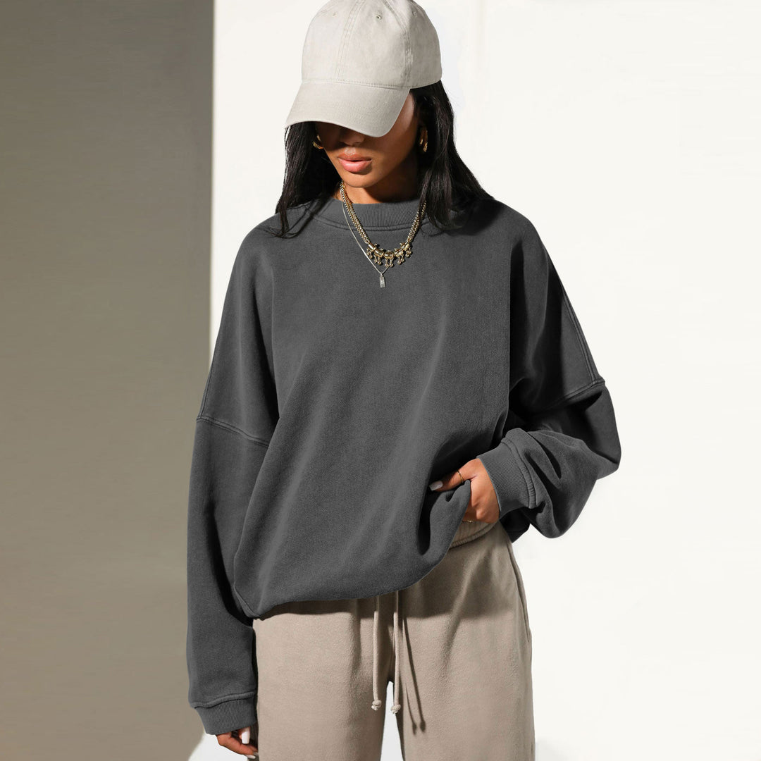 Dame Oversized Sweater med afslappet pasform Stilla