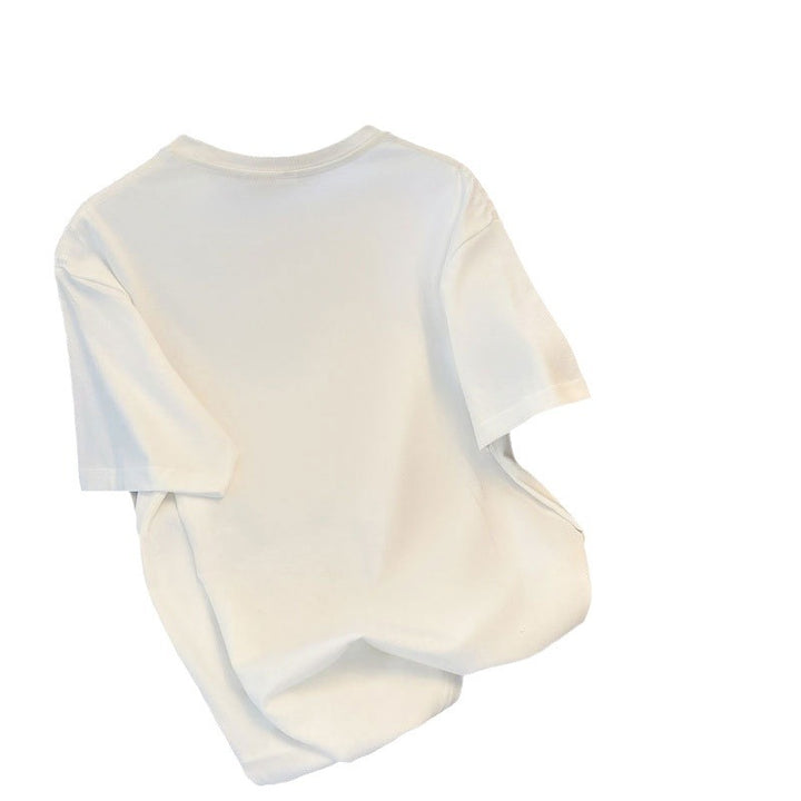Dame T-shirt med kreativ røgmotiv og afslappet snit Stilla